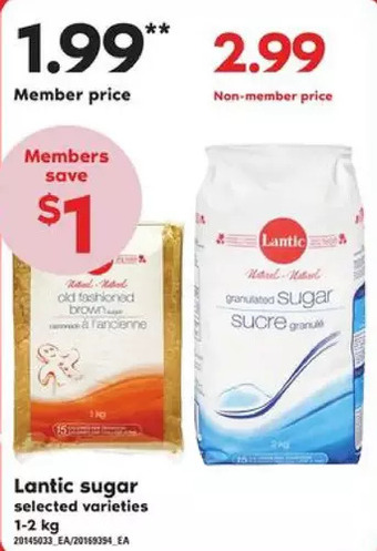 Loblaws Lantic sugar offer
