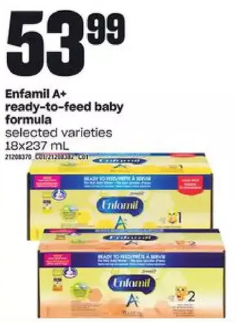 Loblaws Enfamil a+ ready-to-feed baby formula offer