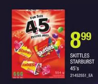 Loblaws Skittles starburst offer