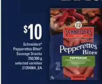 Loblaws Schneiders pepperettes bites sausage snacks offer