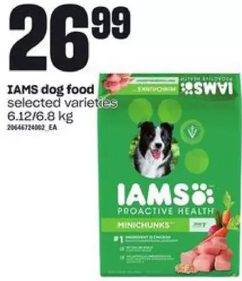 Zehrs Markets Iams dog food offer