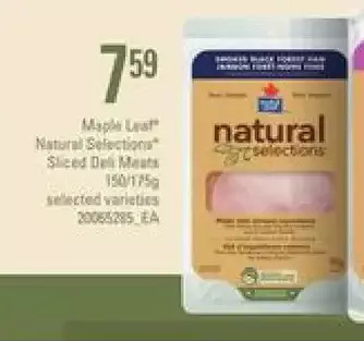 Independent Grocer Maple leaf natural selections sliced deli meats offer