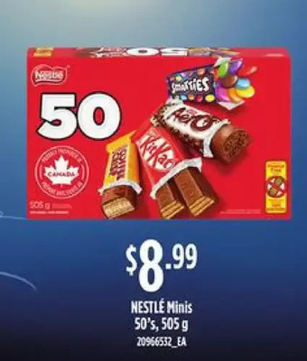 Independent Grocer Nestlé minis offer