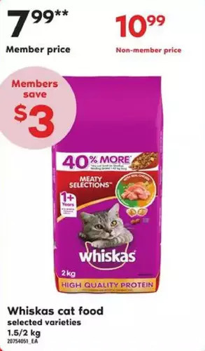 Independent Grocer Whiskas cat food offer