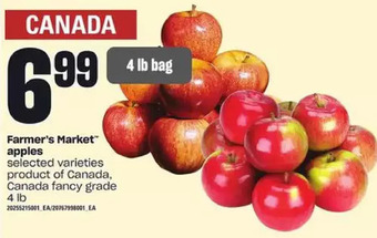 Independent Grocer Farmer's market apples offer