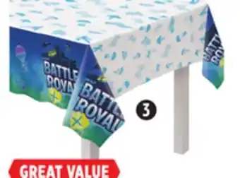 Canadian Tire Plastic tablecloth offer