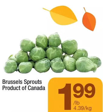 Highland Farms Brussels sprouts offer