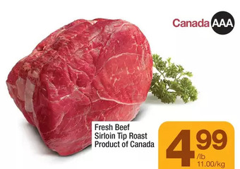 Highland Farms Fresh beef sirloin tip roast offer