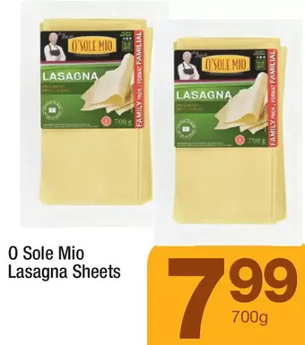 Highland Farms O sole mio lasagna sheets offer