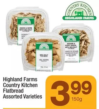 Highland Farms Highland farms country kitchen flatbread offer