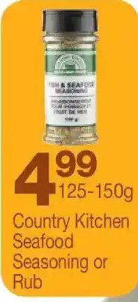 Country kitchen seafood seasoning or rub
