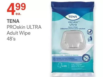 Guardian Pharmacy Tena proskin ultra adult wipe offer