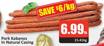 Starsky Pork kabanos in natural casing offer