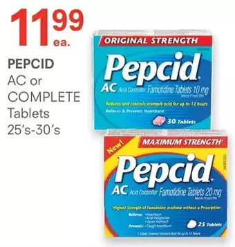 IDA Pharmacy Pepcid ac or complete tablets offer