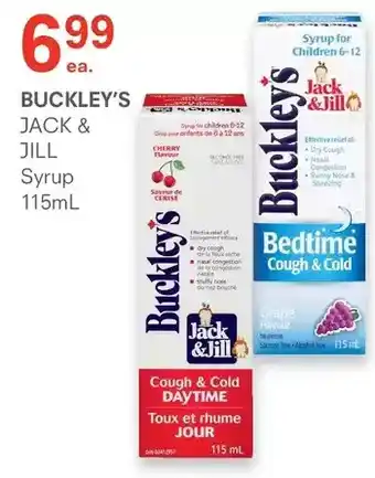 Buckley's jack & jill syrup