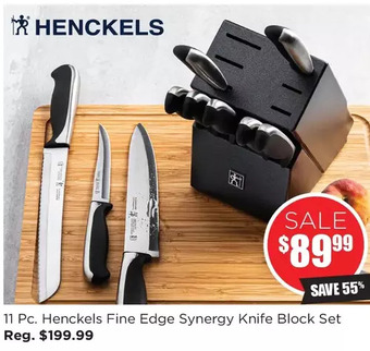 Kitchen Stuff Plus 11 pc. henckels fine edge synergy knife block set offer