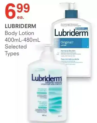 IDA Pharmacy Lubriderm body lotion offer
