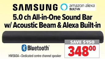 2001 Audio Video Samsung 5.0 ch all-in-one sound bar w/acoustic beam & alexa built-in offer