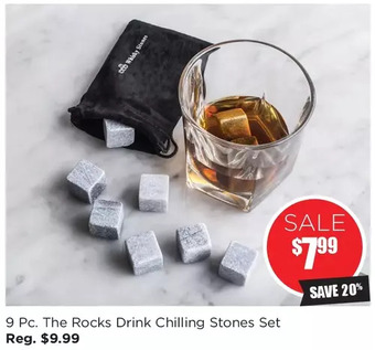 Kitchen Stuff Plus 9 pc. the rocks drink chilling stones set offer