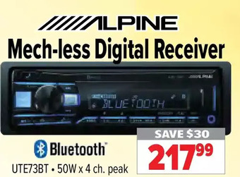 2001 Audio Video Alpine mech-less digital receiver offer