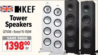 2001 Audio Video Kef tower speakers offer