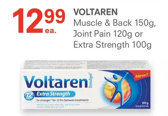 Remedy's RX Voltaren muscle & back, joint pain or extra strength offer