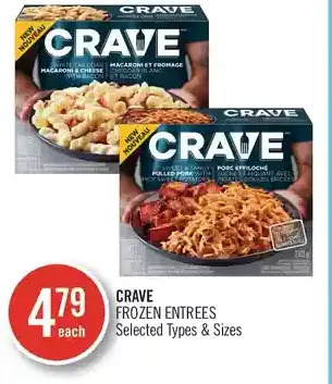 Shoppers Drug Mart Crave frozen entrees offer