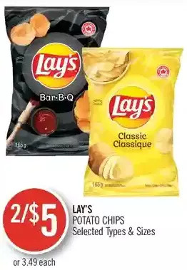 Shoppers Drug Mart Lay's potato chips offer
