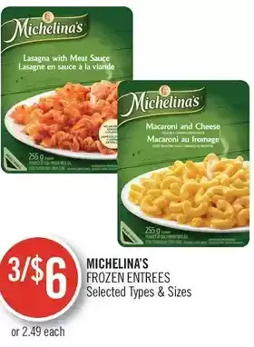 Shoppers Drug Mart Michelina's frozen entrees offer