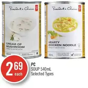 Shoppers Drug Mart Pc soup offer