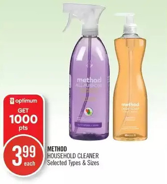 Shoppers Drug Mart Method household cleaner offer