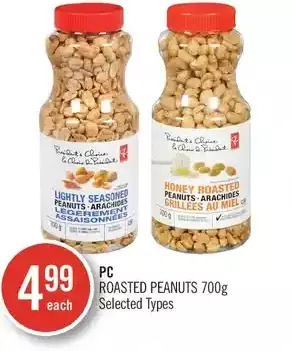 Shoppers Drug Mart Pc roasted peanuts offer