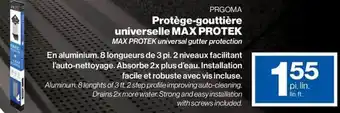 Patrick Morin Protège-Gouttière Universelle MAX PROTEK offer