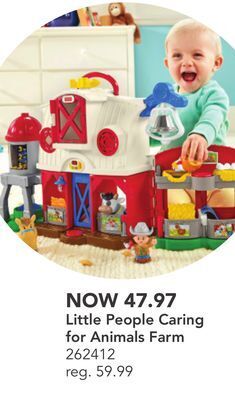 Toys R us Fisher price little people caring for animals farm offer