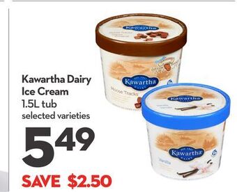 Longo's Kawartha dairy ice cream offer