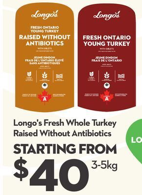 Longo's Longo's fresh whole turkey offer