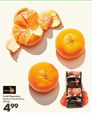 Longo's Fresh clementines offer