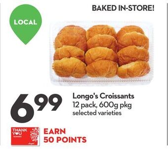 Longo's Longo's croissants offer