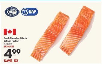 Longo's Fresh canadian atlantic salmon portion offer