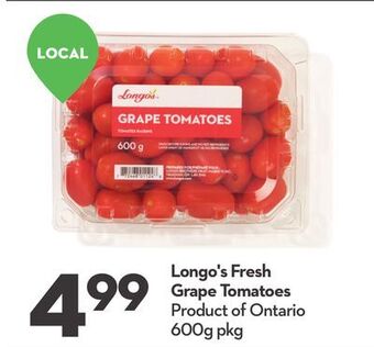Longo's Longo's fresh grape tomatoes offer