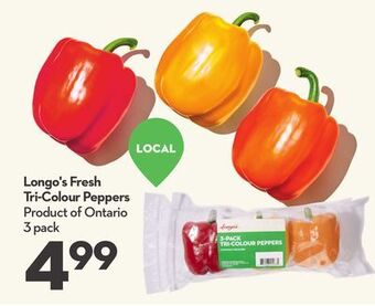 Longo's Longo's fresh tri-colour peppers offer