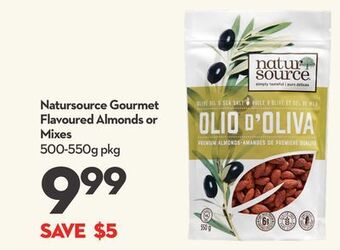 Longo's Natursource gourmet flavoured almonds or mixes offer