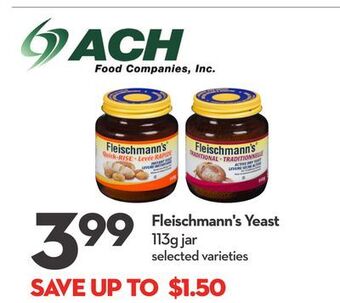 Longo's Fleischmann's yeast offer