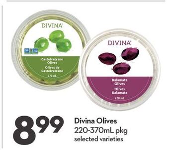 Longo's Divina olives offer