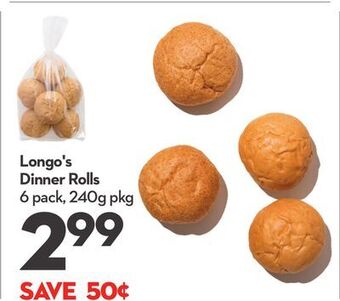 Longo's Longo's dinner rolls offer