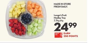 Longo's Longo's fruit medley tray offer