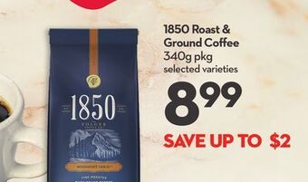 Longo's 1850 roast & ground coffee offer