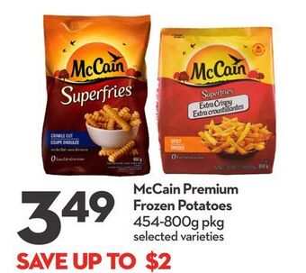 Longo's Mccain premium frozen potatoes offer