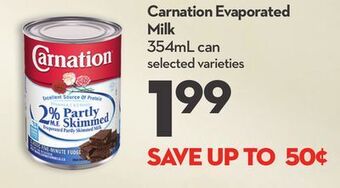 Longo's Carnation evaporated milk offer