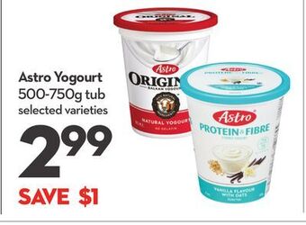 Longo's Astro yogourt offer